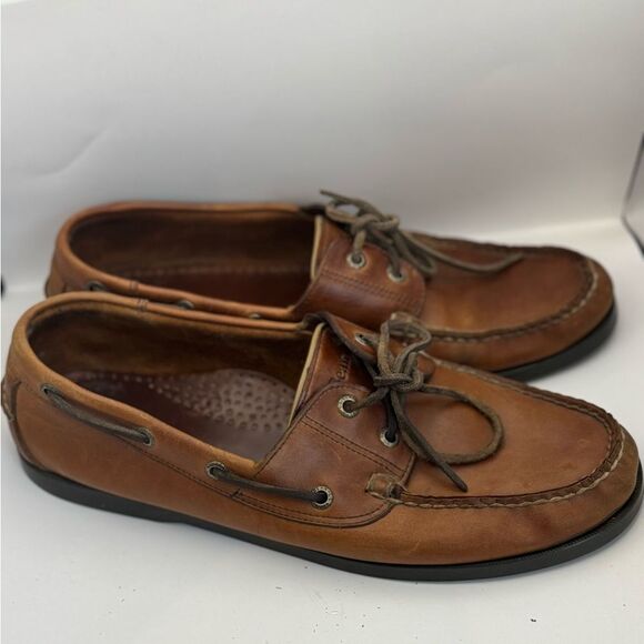 L.L. Bean Other - L.L. Bean Men's Boat Mocs Sz 12 Brown
